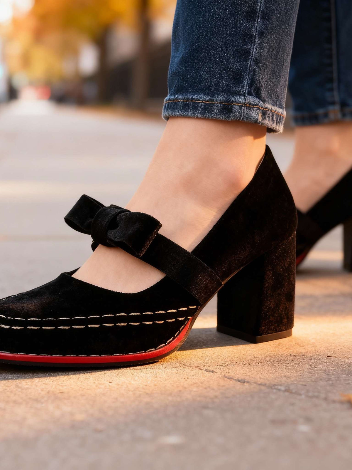 Velvet Loafers for Women
