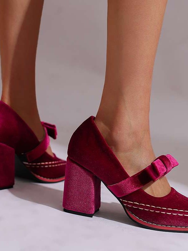 Velvet Loafers for Women