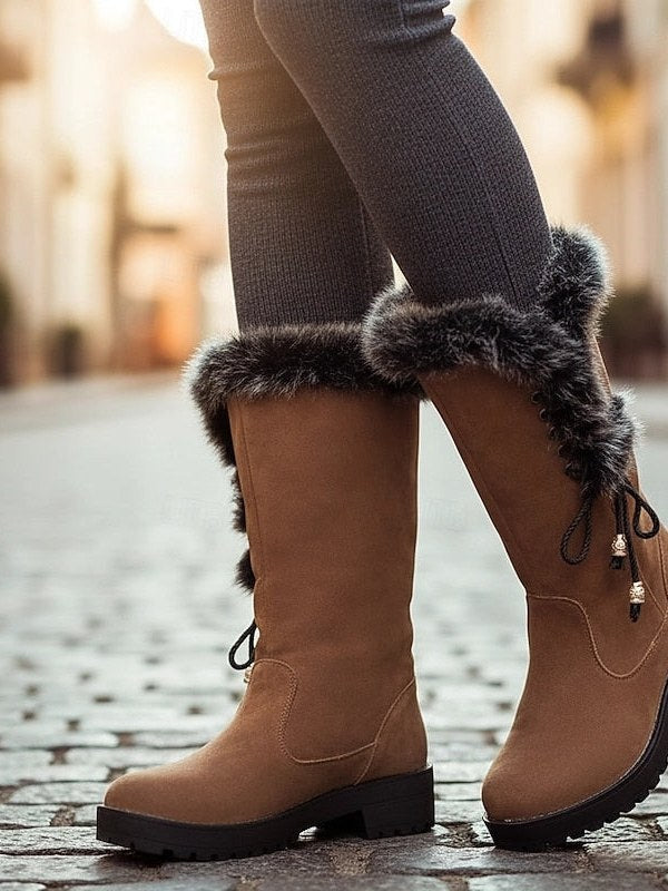 Waterproof Knee High Boots for Women