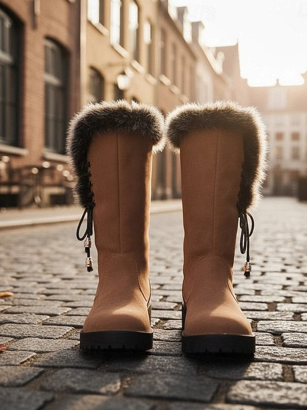 Waterproof Knee High Boots for Women