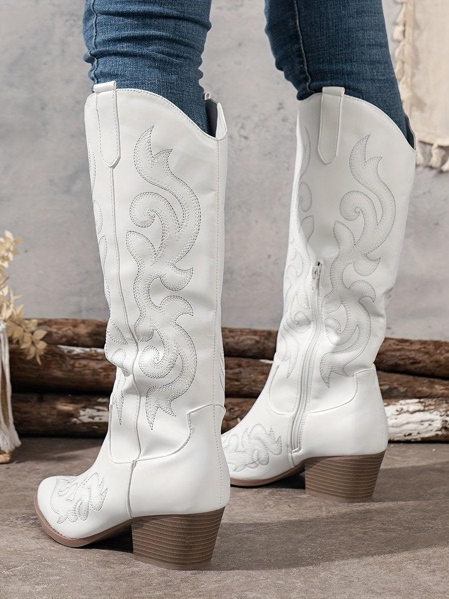 Wide Calf Cowboy Boots for Women