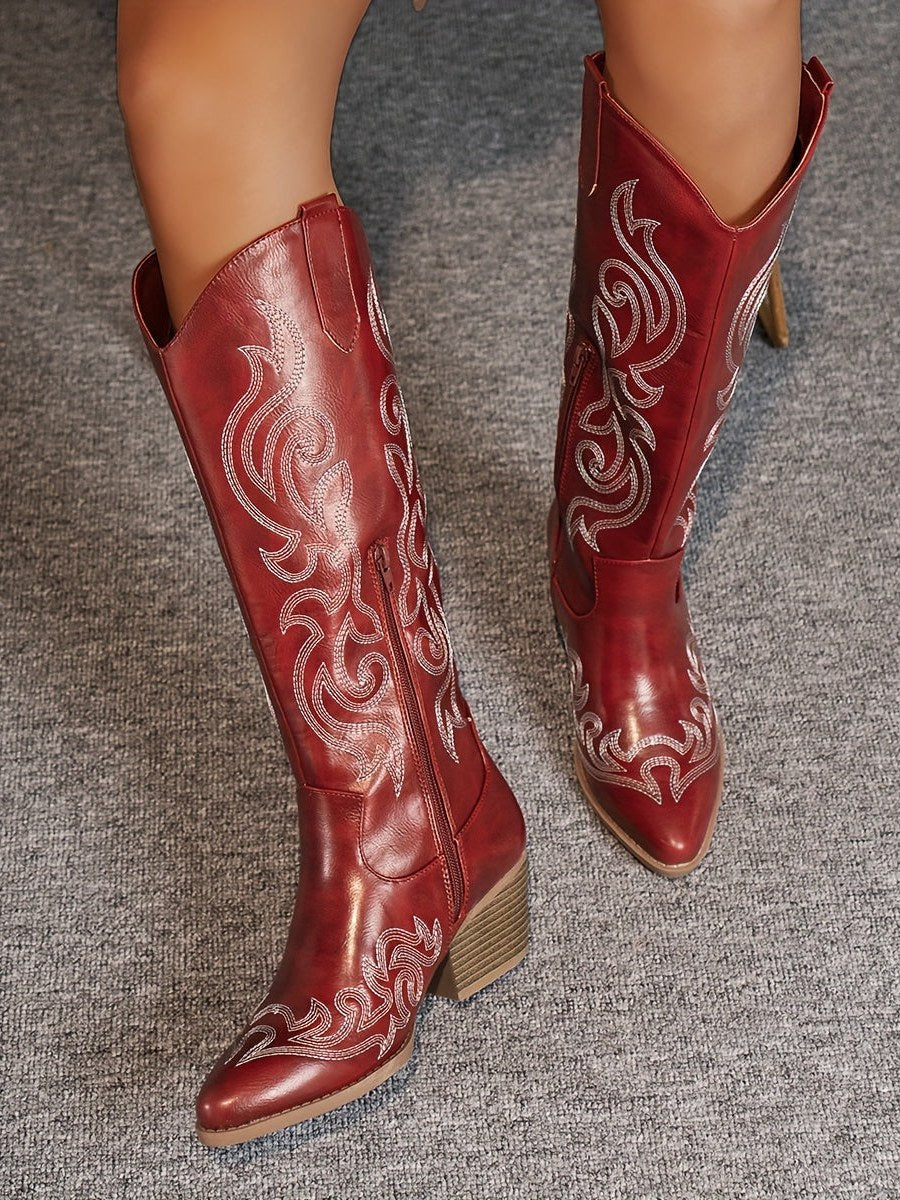 Wide Calf Cowboy Boots for Women