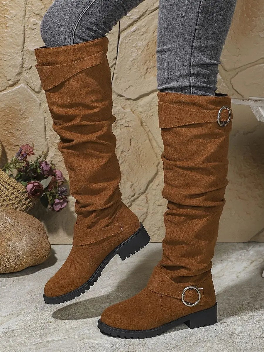 Wide Calf Knee High Boots for Women