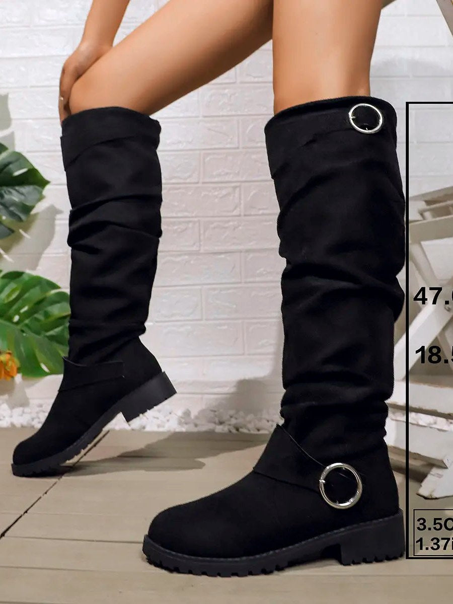 Wide Calf Knee High Boots for Women