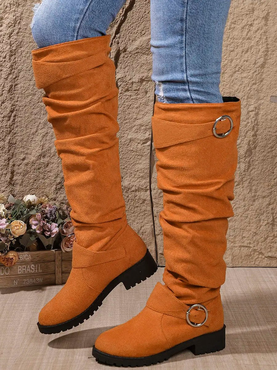 Wide Calf Knee High Boots for Women