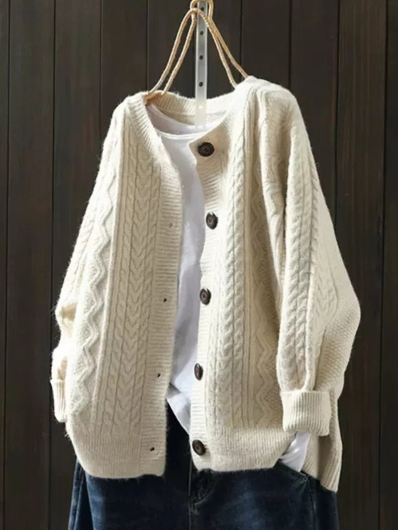 Cable Knit Cardigan for Women