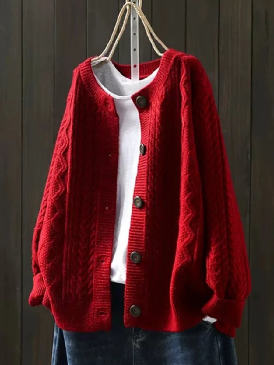 Cable Knit Cardigan for Women