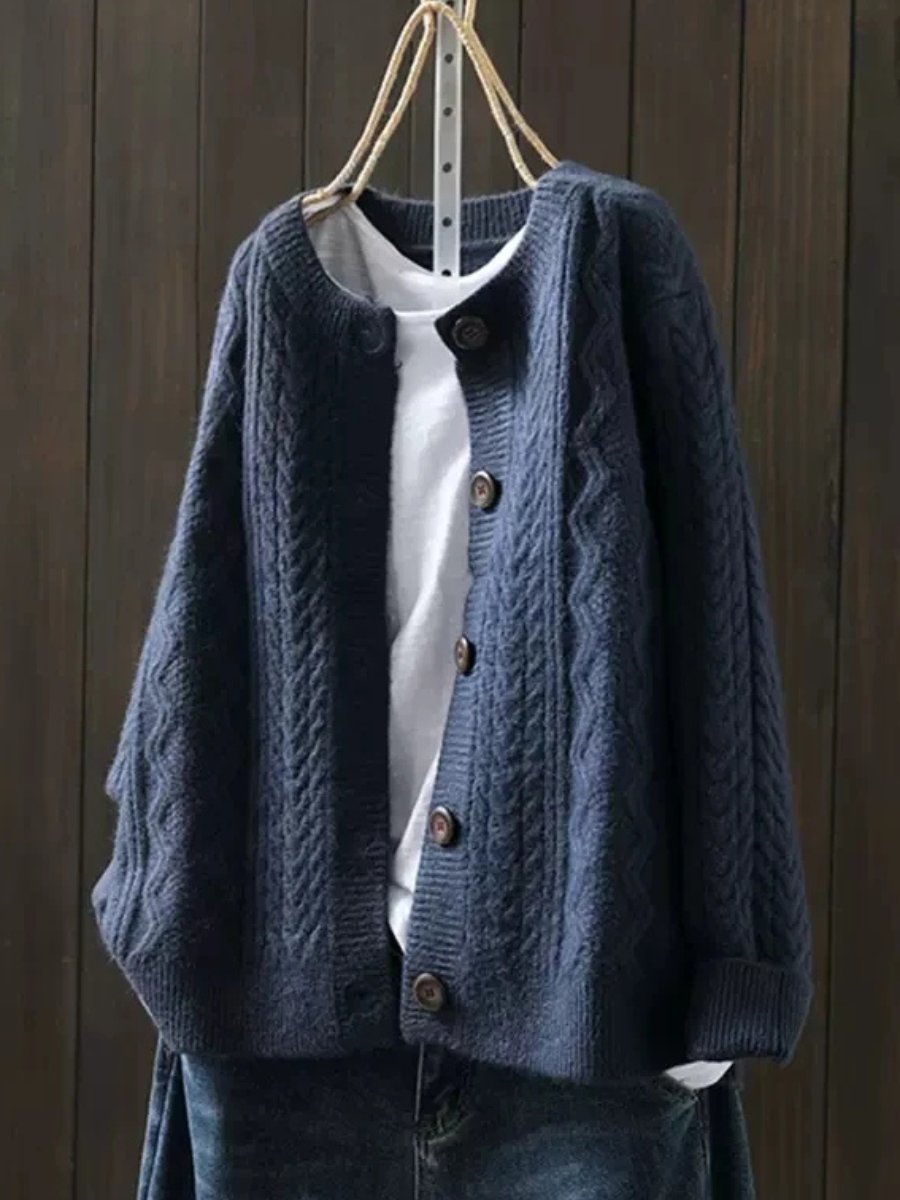 Cable Knit Cardigan for Women