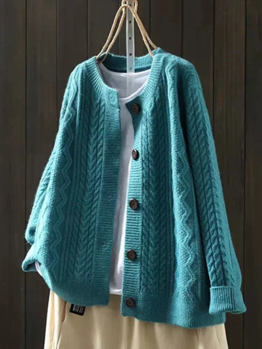 Cable Knit Cardigan for Women